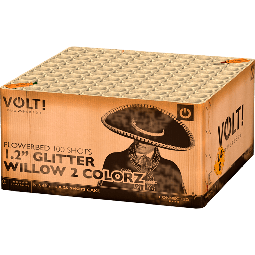 1.2" Glitter Willow 2 Colorz